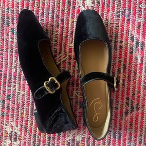 Sam Edelman Michaela Mary Jane Velvet Flats